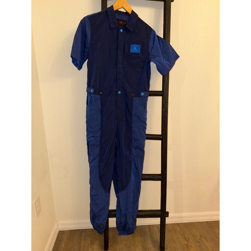 Nike Jordan Essentials‎ Jumpsuit Blue Womens XS Basketball - Picture 5 of 5